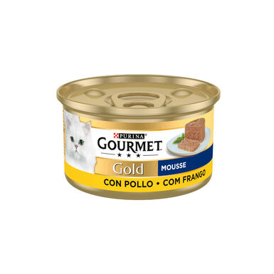 Gourmet Gold Mousse de Pollo lata para gatos